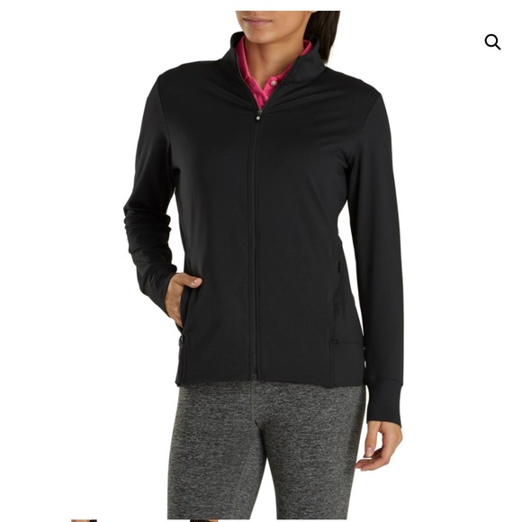 Fjallraven Jackets & Blazers - FJ Footjoy Full-Zip Panel Pocket #27605 Jacket Performance Black‎  XL